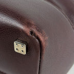 Loewe Amazona Justa Tote Anagram Handbag Leather Brown — view 4