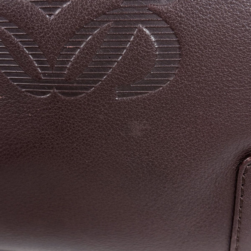 Loewe Amazona Justa Tote Anagram Handbag Leather Brown — view 5
