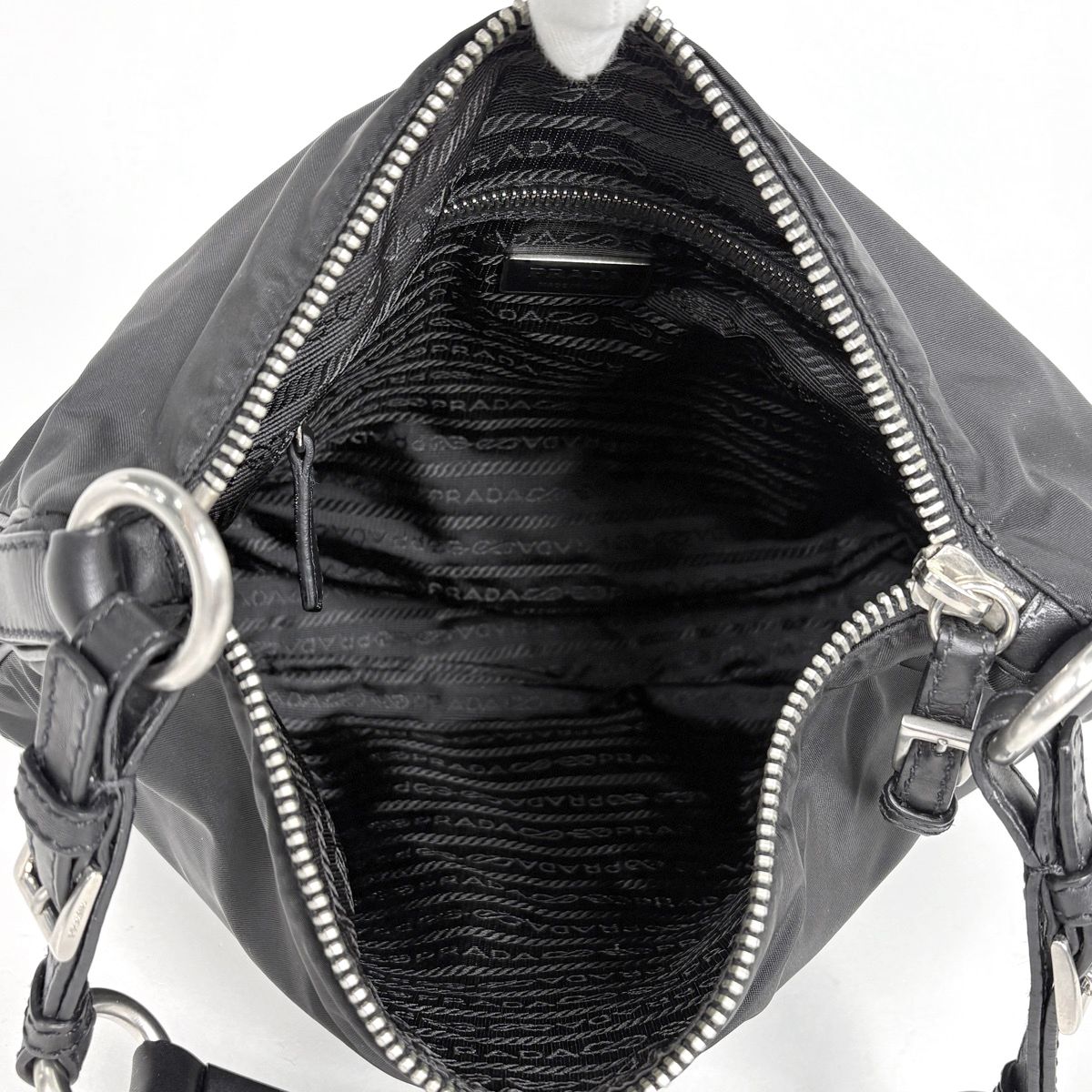 Prada Shoulder Bag Nylon Nero — view 6
