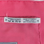 Hermes Carre 90 les Tuileries Roulis Park Scarf Silk Pink Gray — view 2