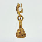 Chanel CC Logo Earrings Bell Swing Gold Plated — view 2