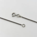 Chanel Camellia Necklace CC Logo Silver Plated — view 3
