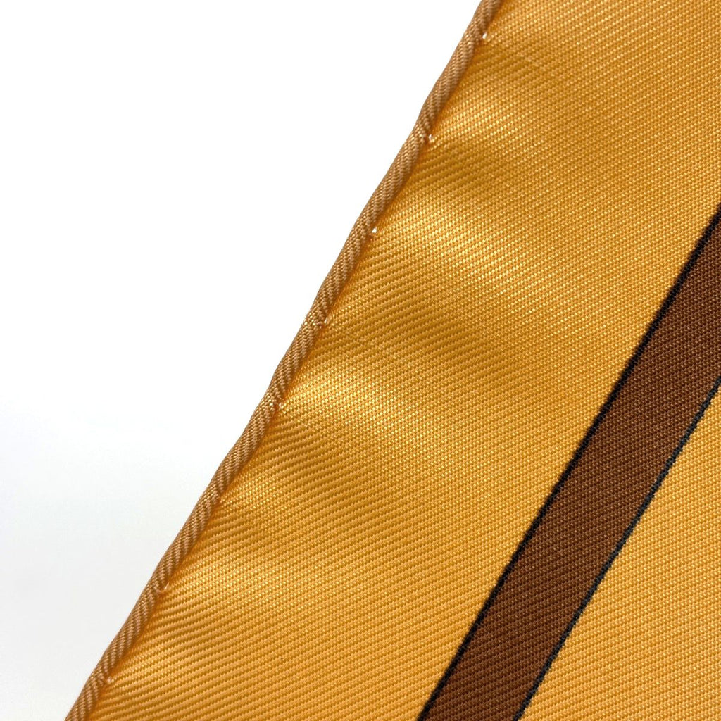 Hermes Carre 90 Casse Noisette Nutcracker Scarf Silk Orange Multicolor