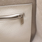Celine Big Small 2-Way Shoulder Bag Crossbody Leather Black Silver — view 8