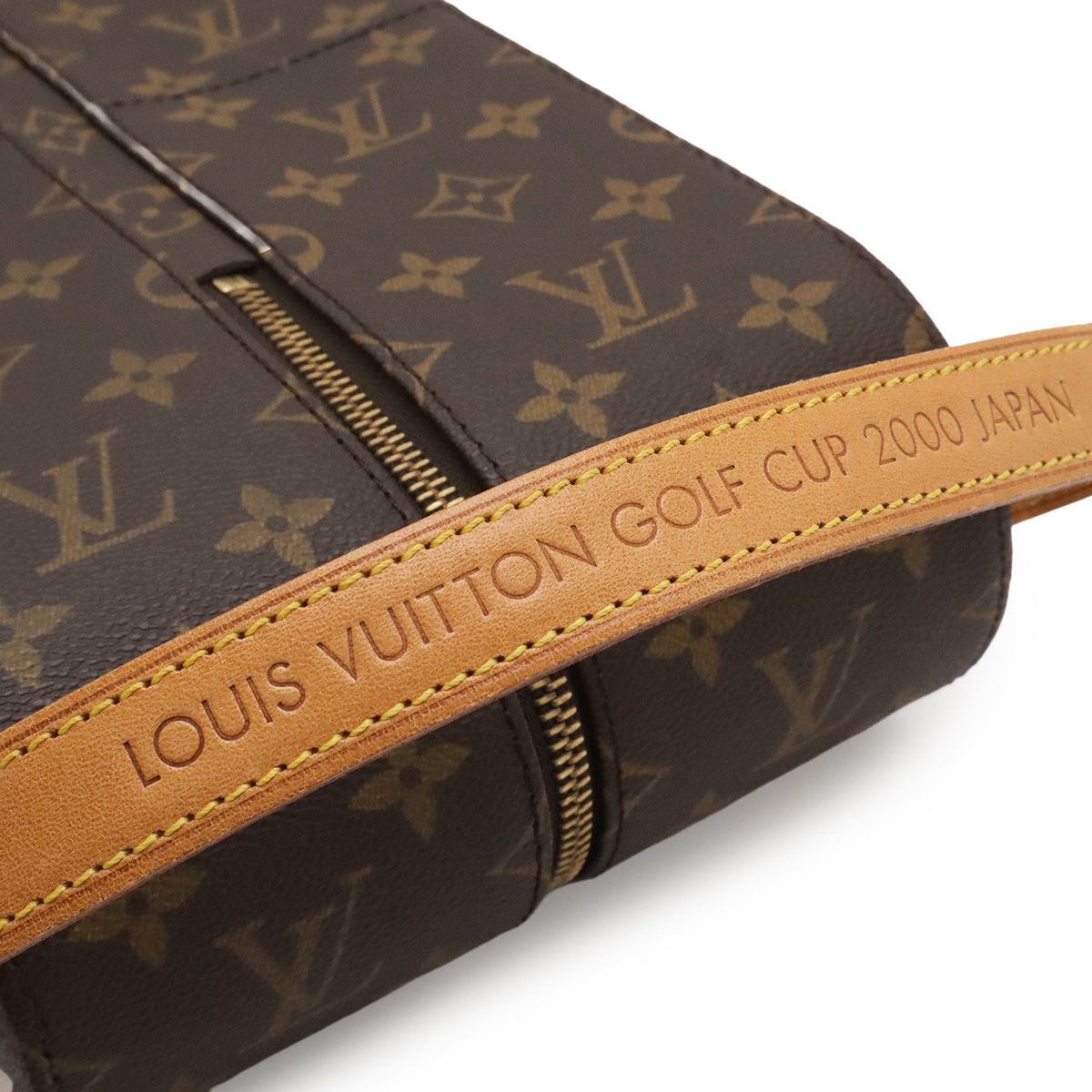 Louis Vuitton Monogram Wine Carrier Bag Handbag Bottle Case Golf Cup Japan — view 5