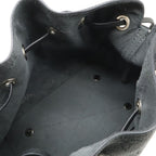 Louis Vuitton Mahina Bella Shoulder Bag 2-Way Chain Drawstring Noir Black Silver — view 7