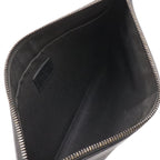 Louis Vuitton Monogram Shadow Pochette To Go Clutch Noir Black — view 6