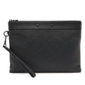 Louis Vuitton Monogram Shadow Pochette To Go Clutch Noir Black