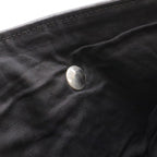 Hermes Amedaba Diago PM Tote Bag Wool Leather Black Silver — view 6