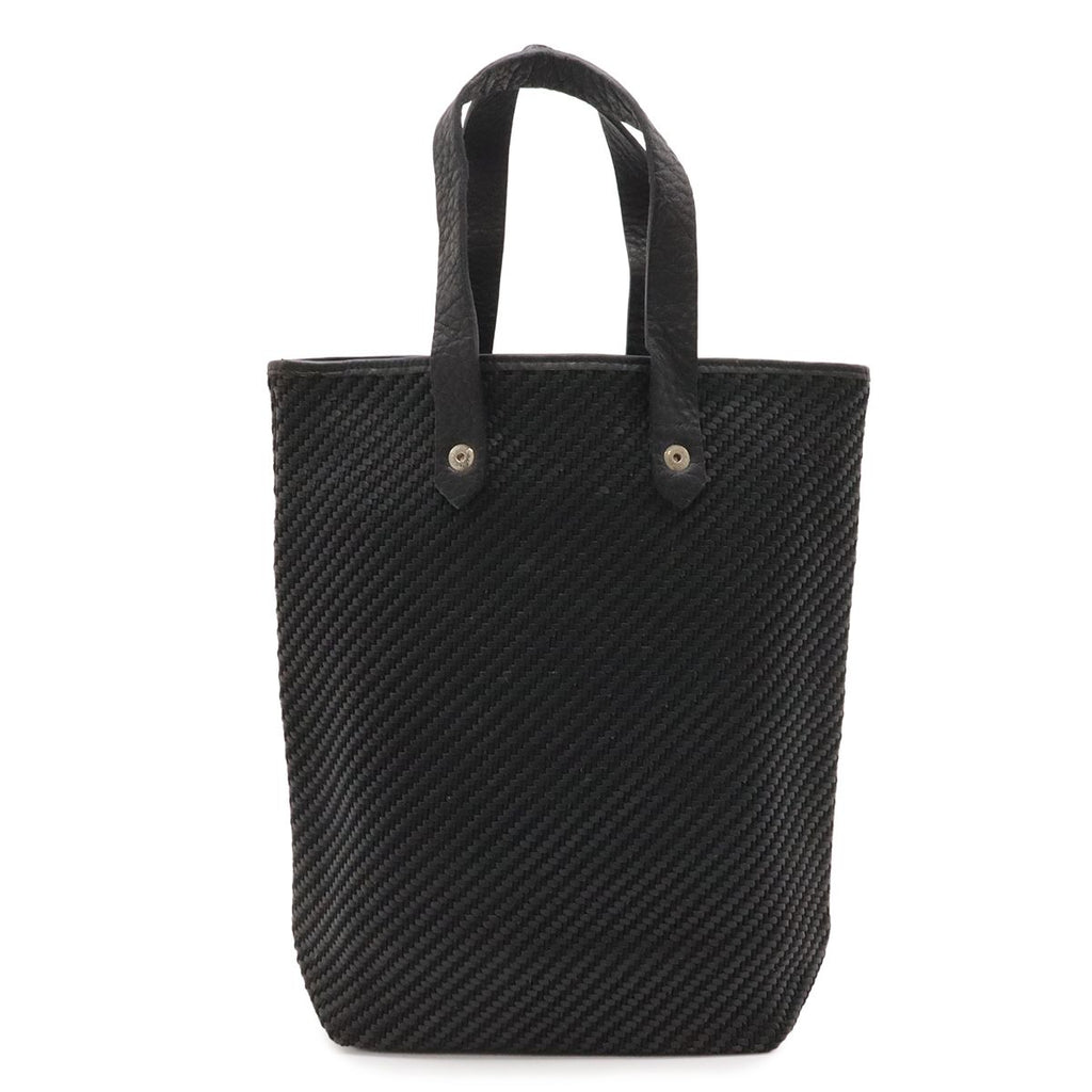 Hermes Amedaba Diago PM Tote Bag Wool Leather Black Silver