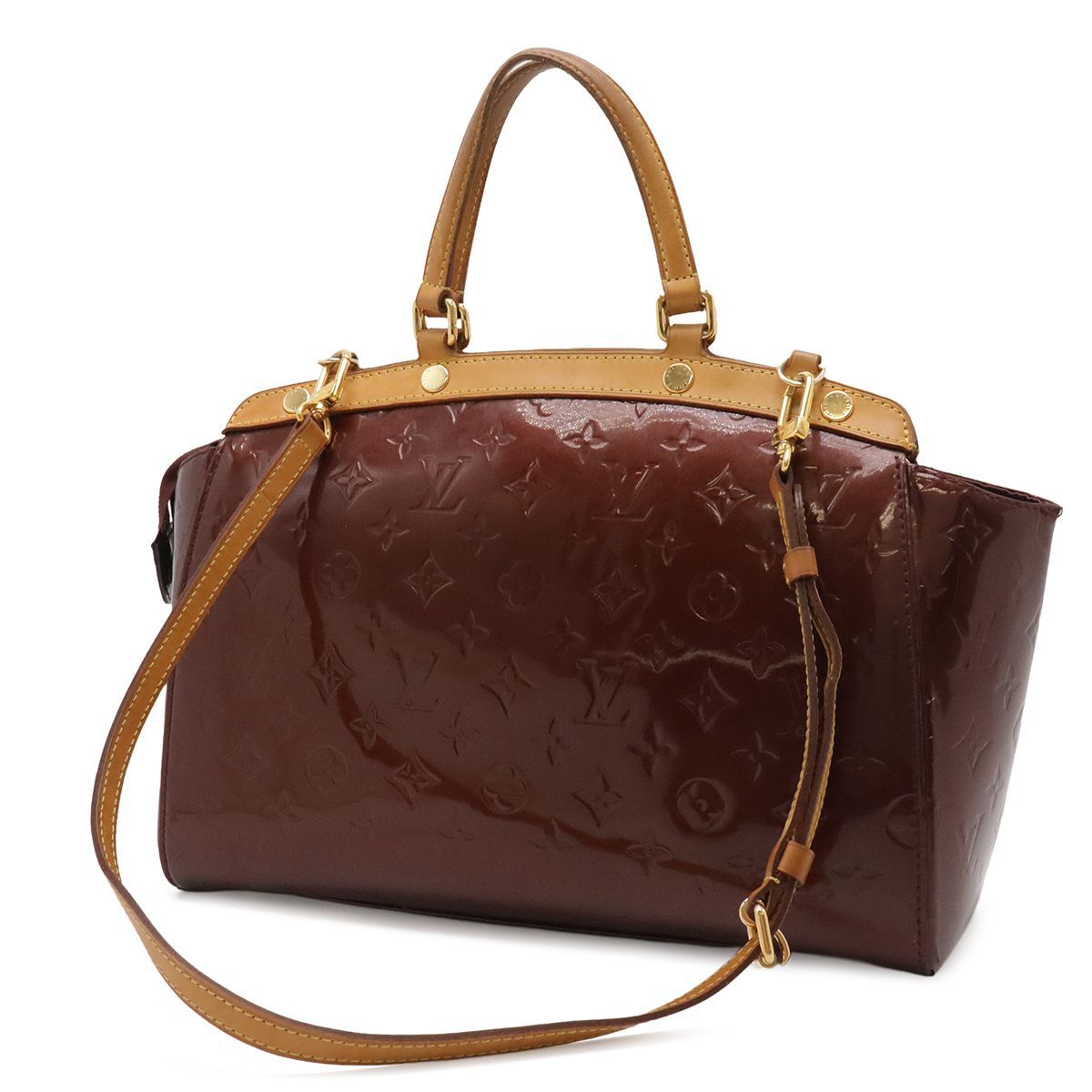 Louis Vuitton Monogram Vernis Blair MM Tote 2-Way Shoulder Bag Patent Rouge — view 2