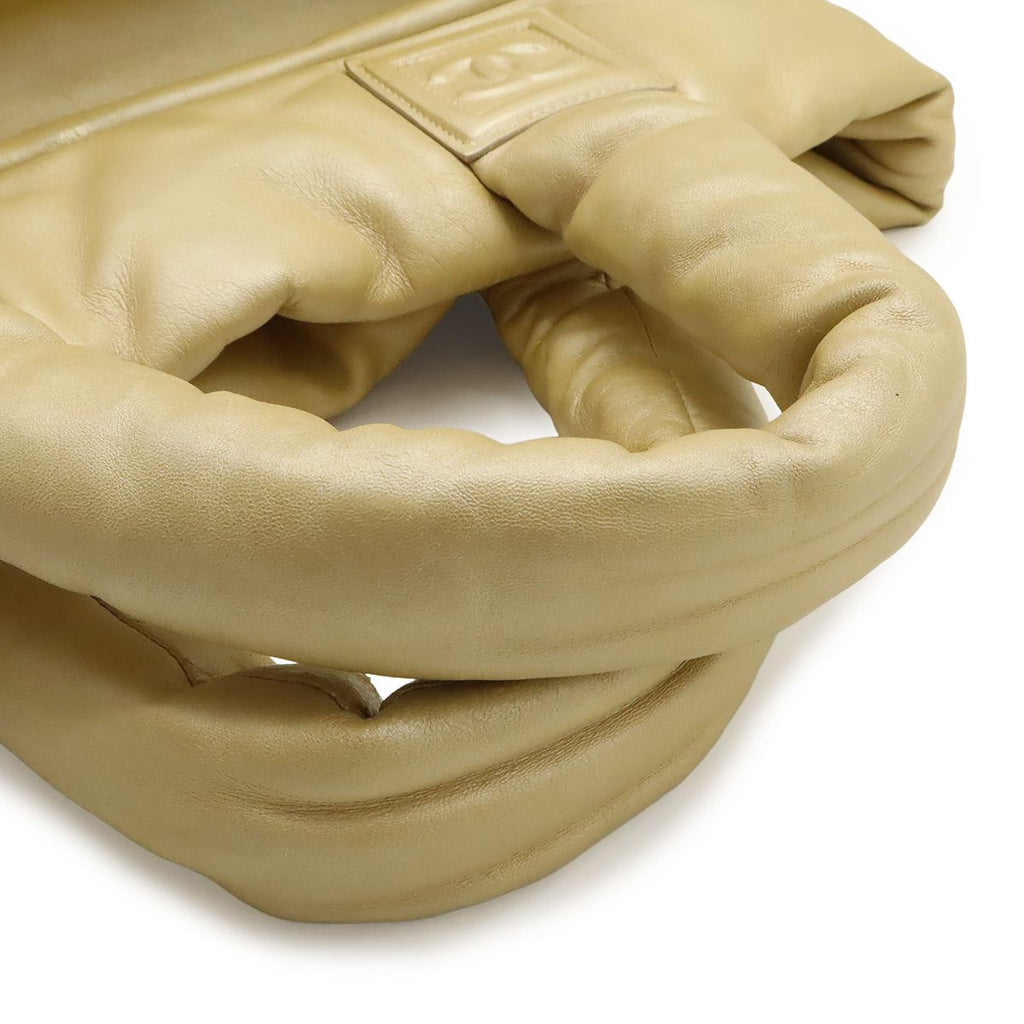 Chanel Coco Cocoon Small Tote Bag Nylon Leather Gold — view 4
