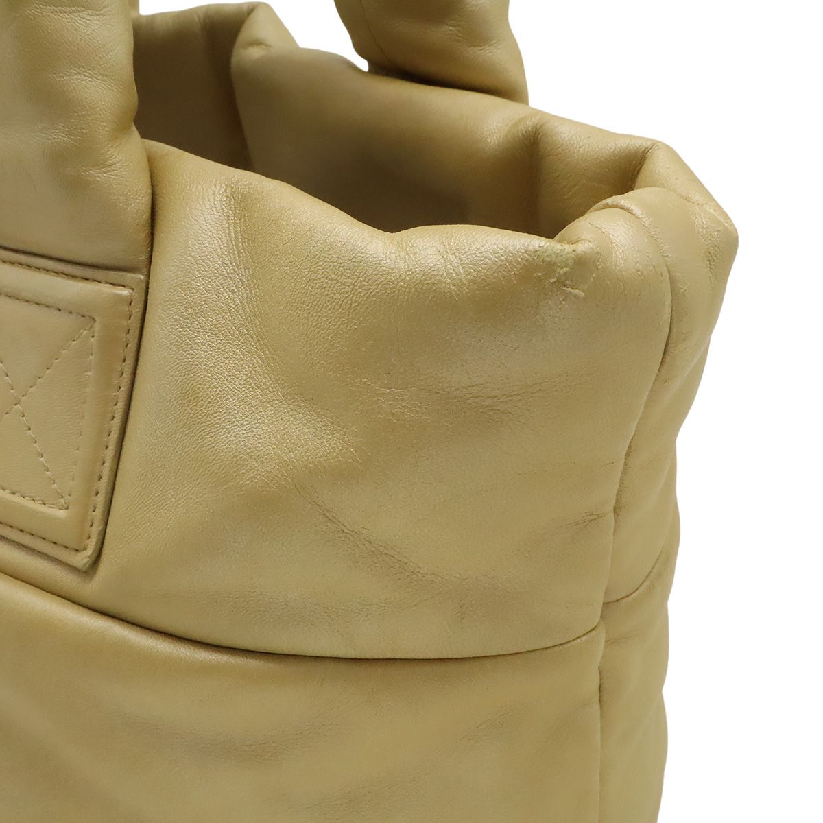 Chanel Coco Cocoon Small Tote Bag Nylon Leather Gold — view 6