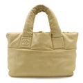 Chanel Coco Cocoon Small Tote Bag Nylon Leather Gold