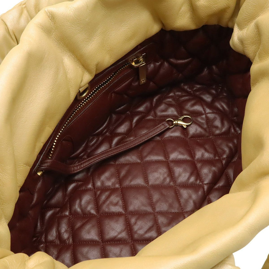 Chanel Coco Cocoon Small Tote Bag Nylon Leather Gold — view 5