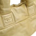 Chanel Coco Cocoon Small Tote Bag Nylon Leather Gold — view 7