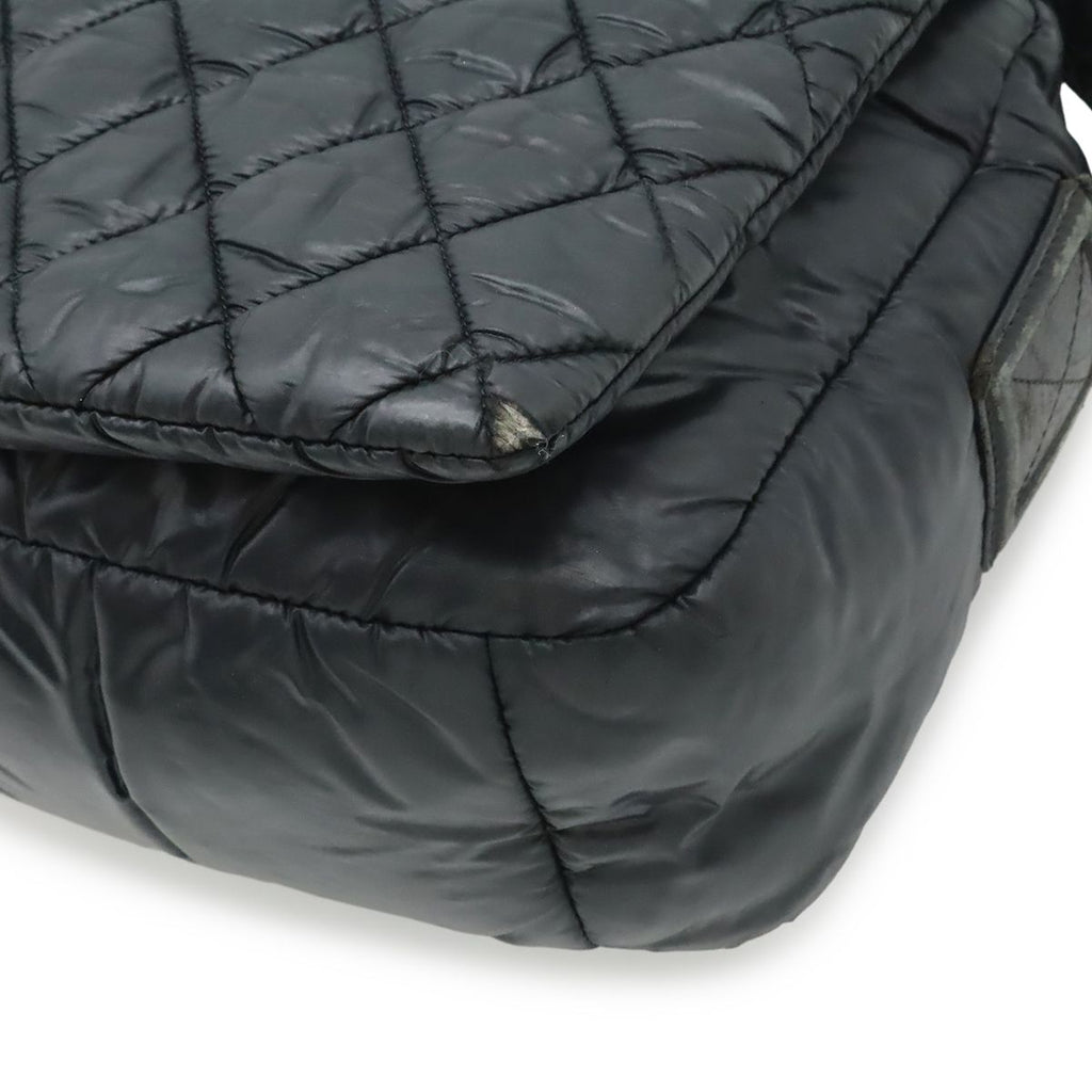Chanel Coco Cocoon Quilted Small Messenger Shoulder Bag Crossbody Nylon Leather — view 3