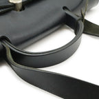 Hermes Herbag MM 2-Way Shoulder Bag Toile Officier Leather Black Silver — view 4