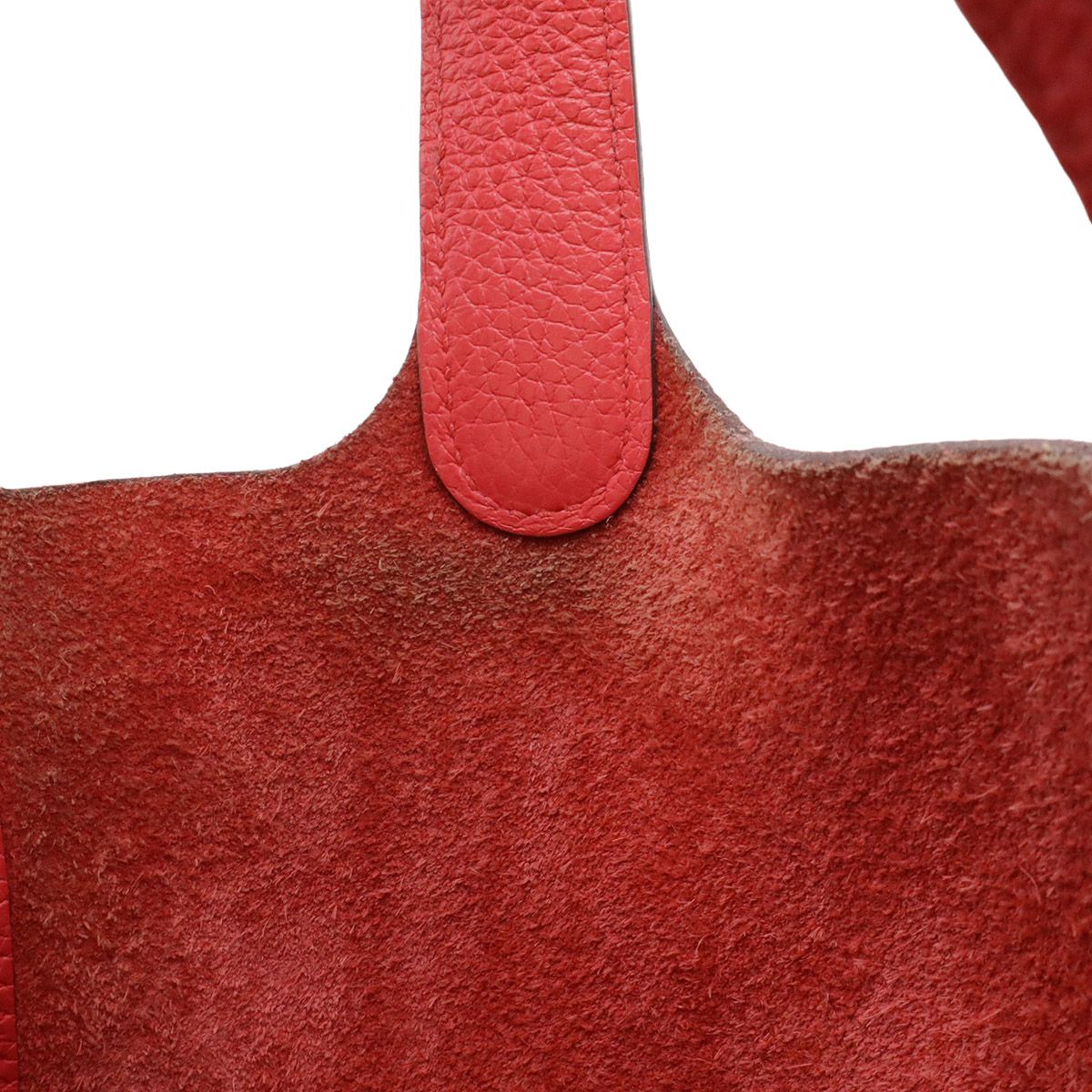 Hermes Picotin Lock PM Mini Bag Tote Taurillon Clemence Rose Fuchsia Pink — view 6