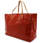 Louis Vuitton Monogram Vernis Reade GM Tote Large Shoulder Bag Patent Rouge — view 2