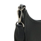 Hermes Evelyne I 1 GM Shoulder Bag Taurillon Clemence Black Silver — view 7