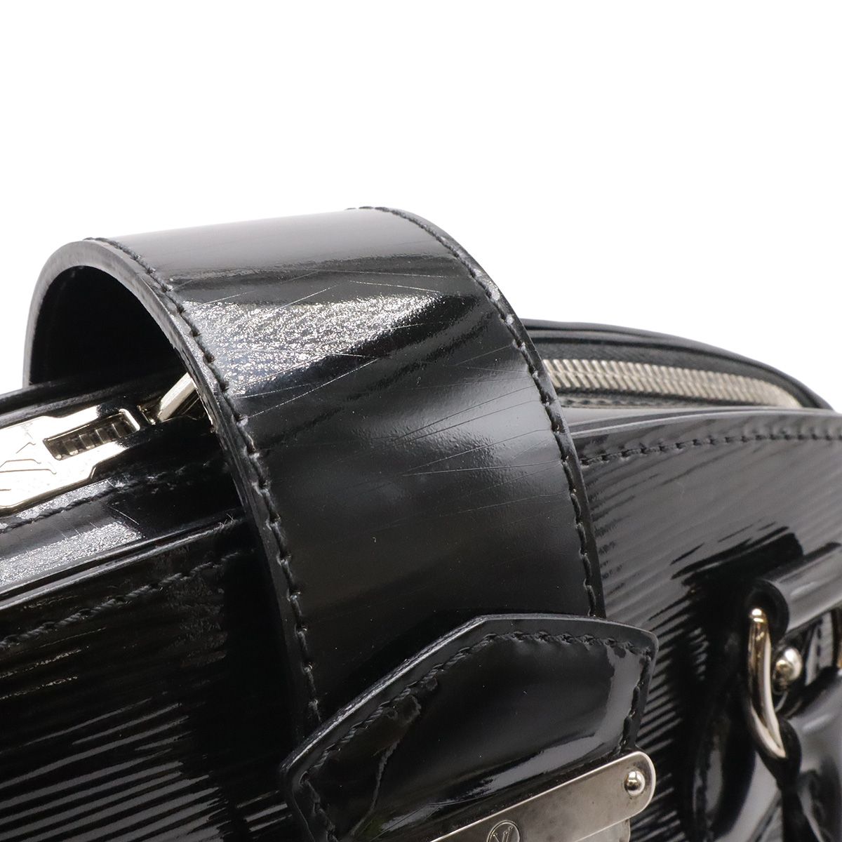 Louis Vuitton Epi Electric Pont Neuf GM Tote Bag Noir Black Silver — view 4