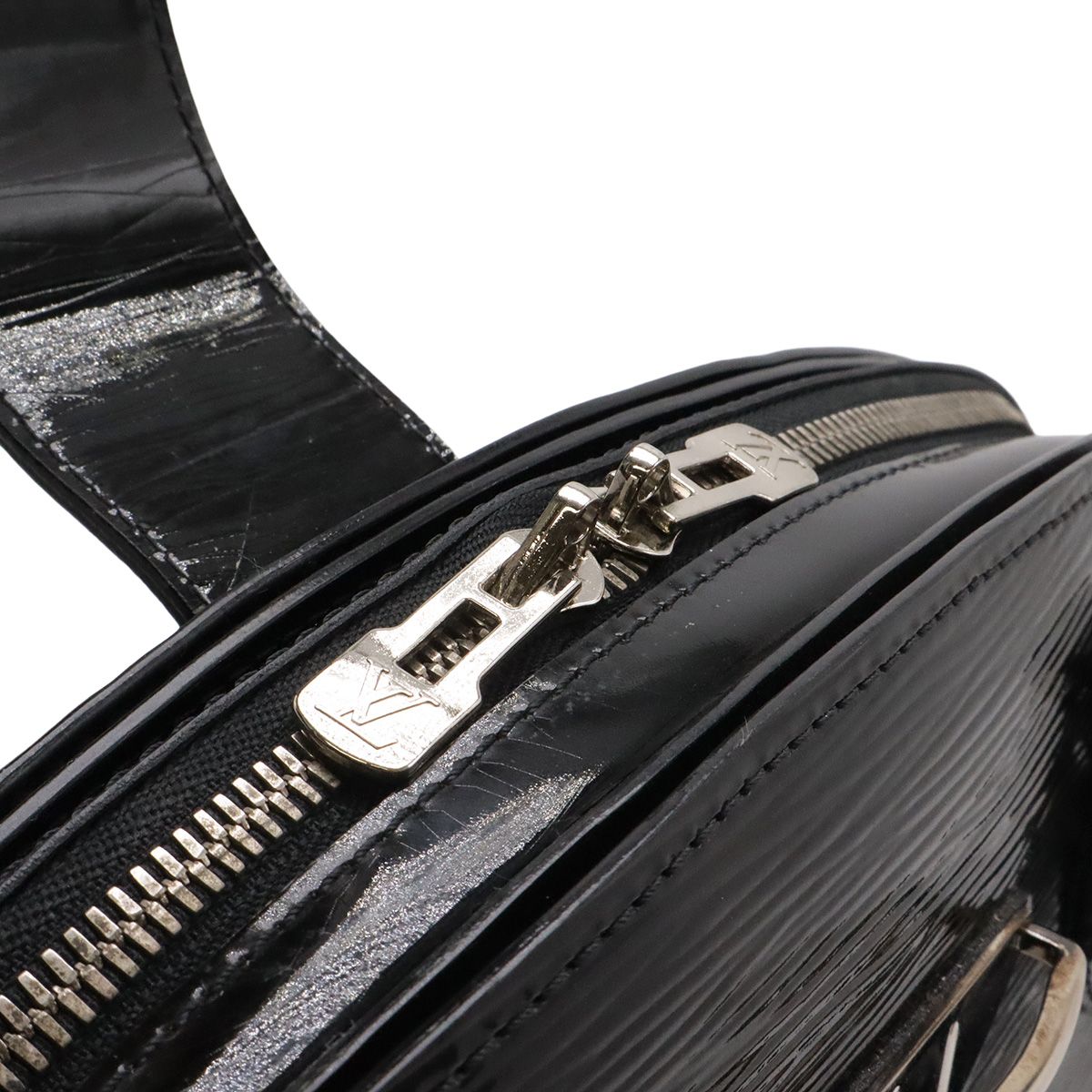Louis Vuitton Epi Electric Pont Neuf GM Tote Bag Noir Black Silver — view 5