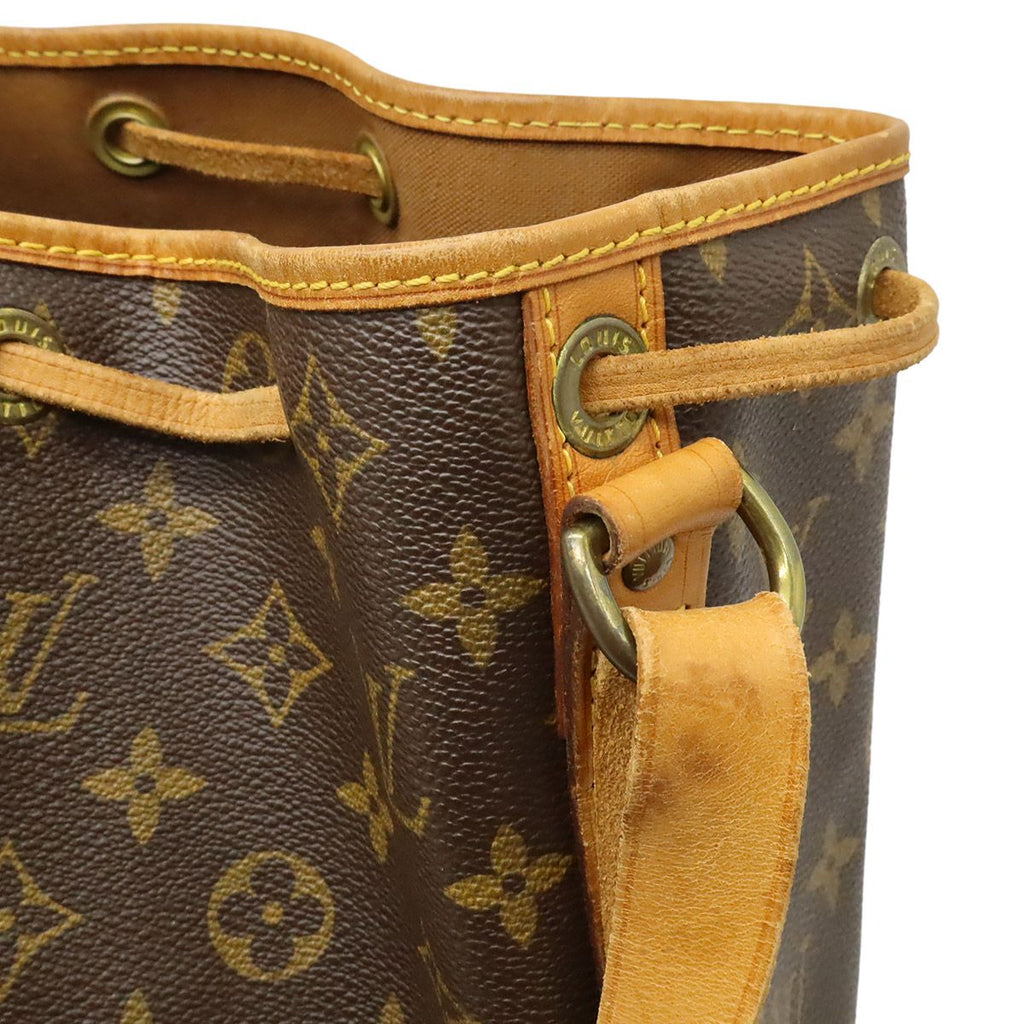 Louis Vuitton Monogram Noe Shoulder Bag Semi Drawstring Malletie — view 6