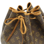 Louis Vuitton Monogram Noe Shoulder Bag Semi Drawstring Malletie — view 4