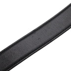 Hermes Belt Buckle Reversible Leather Black Brown Gold 75 — view 5