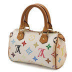 Louis Vuitton Monogram Multicolor Mini Speedy Mini Bag Pouch Blanc White — view 2