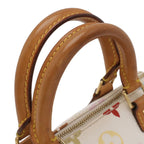 Louis Vuitton Monogram Multicolor Mini Speedy Mini Bag Pouch Blanc White — view 5