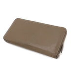 Hermes Azap Long All Leather Zip Around Wallet Chevre Etoupe Greige Kei Silver — view 2