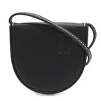 Loewe Anagram Heel Pouch Mini Shoulder Bag Pochette Calf Leather Black