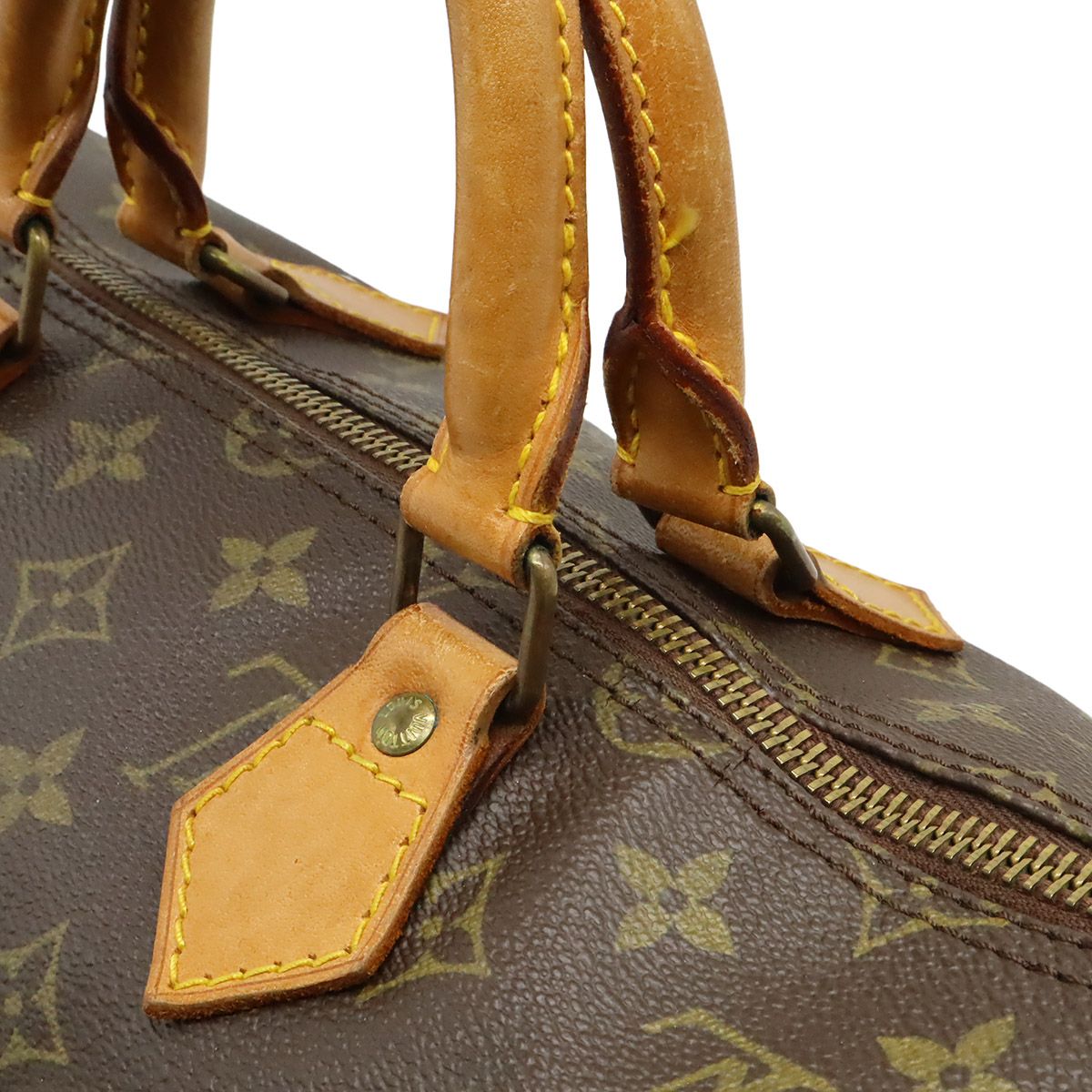 Louis Vuitton Monogram Speedy 35 Mini Boston Bag Purse — view 7