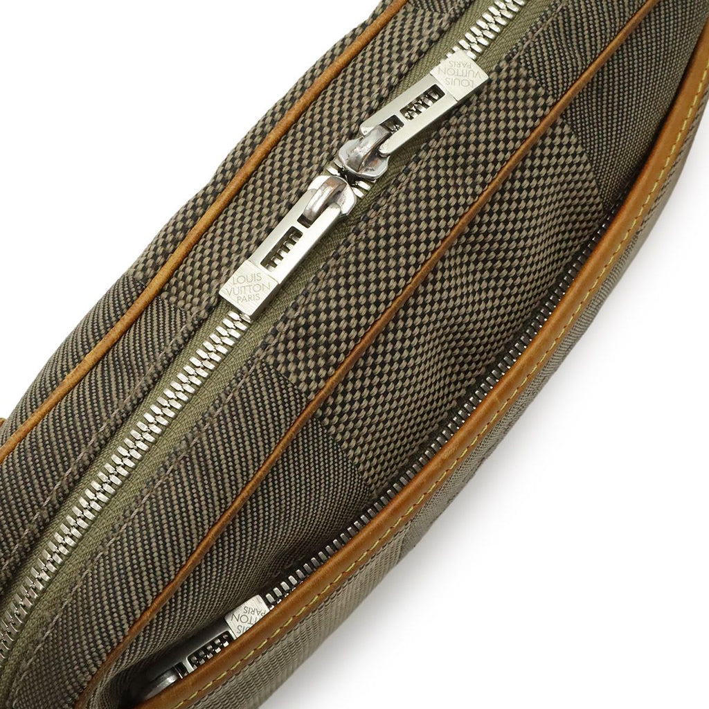 Louis Vuitton Damier Geant Acrobat Belt Bag Canvas Leather Tail Khaki — view 6