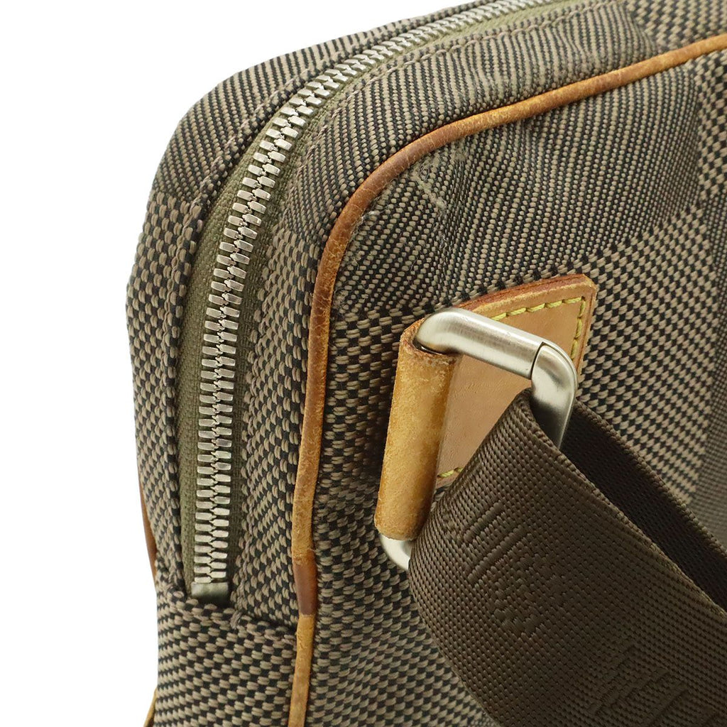 Louis Vuitton Damier Geant Acrobat Belt Bag Canvas Leather Tail Khaki — view 4