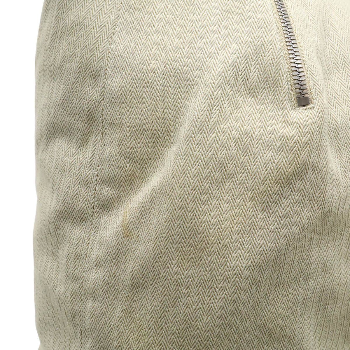 Hermes Cavalier Shoulder Bag Canvas Natural Orange Yellow Navy Silver — view 8