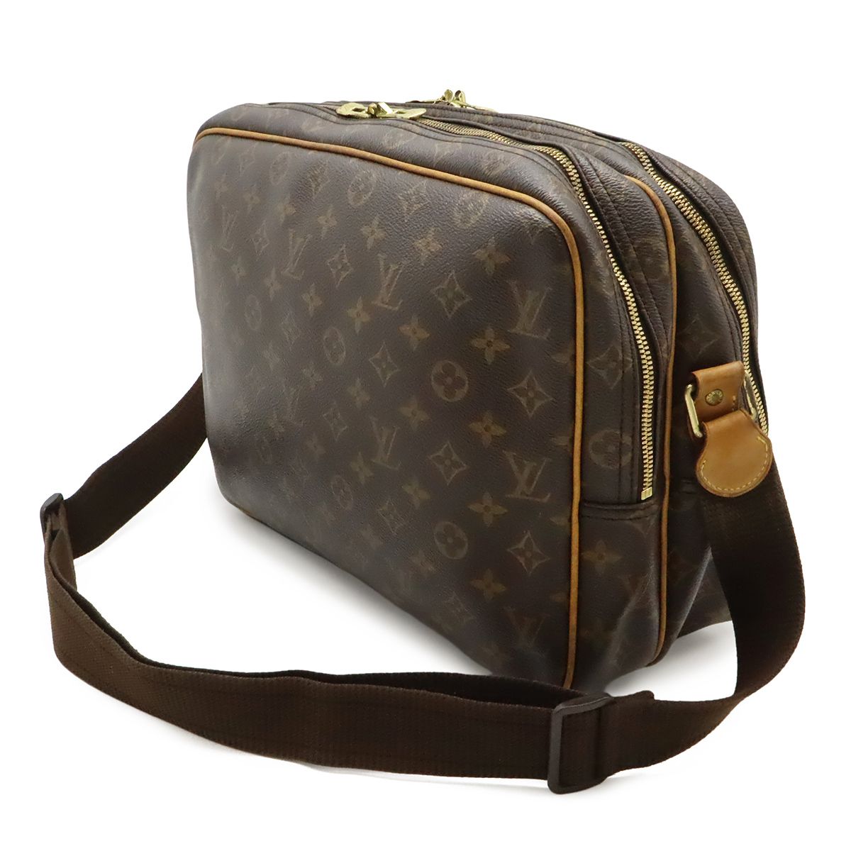Louis Vuitton Monogram Reporter GM Shoulder Bag — view 2