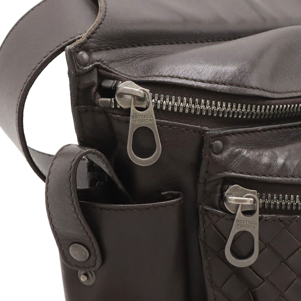 Bottega Veneta Intrecciato Waist Bag Leather Dark Brown — view 5