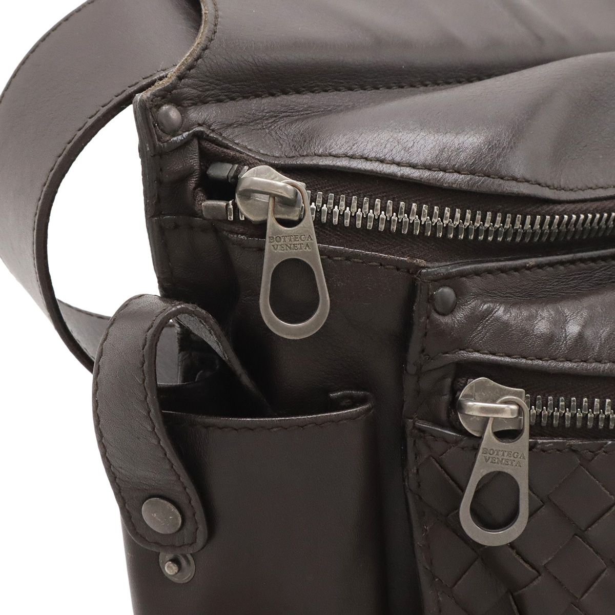 Bottega Veneta Intrecciato Waist Bag Leather Dark Brown — view 5