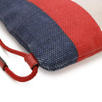 Gucci Print Tricolor Drawstring Backpack Canvas Leather Red Blue — view 3