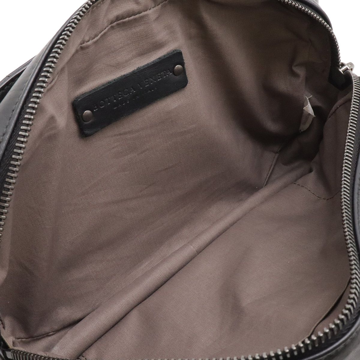 Bottega Veneta Intrecciato Belt Bag Waist Pouch Leather Black — view 5