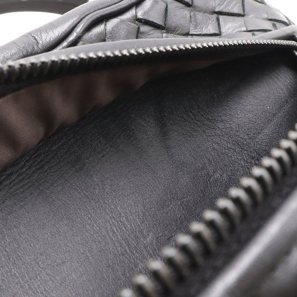 Bottega Veneta Intrecciato Belt Bag Waist Pouch Leather Black — view 8