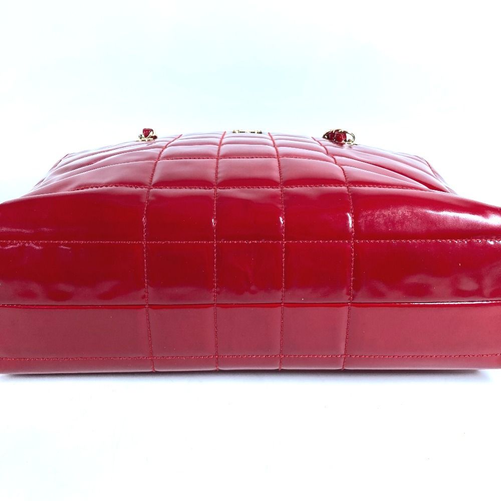 Chanel Shoulder Bag CC Logo Choco Bar Enamel — view 5