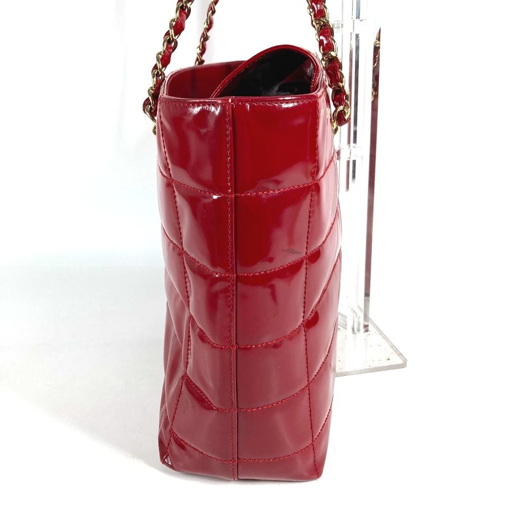 Chanel Shoulder Bag CC Logo Choco Bar Enamel — view 3
