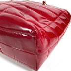 Chanel Shoulder Bag CC Logo Choco Bar Enamel — view 6