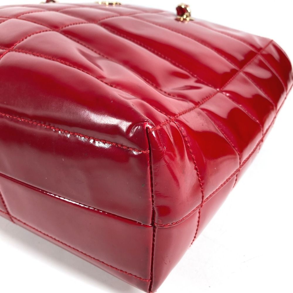 Chanel Shoulder Bag CC Logo Choco Bar Enamel — view 6