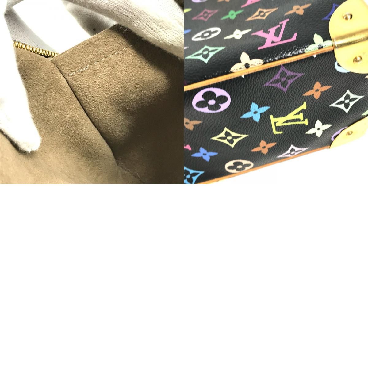 Louis Vuitton Handbag Tourville Monogram Multicolor Canvas Noir Black — view 9