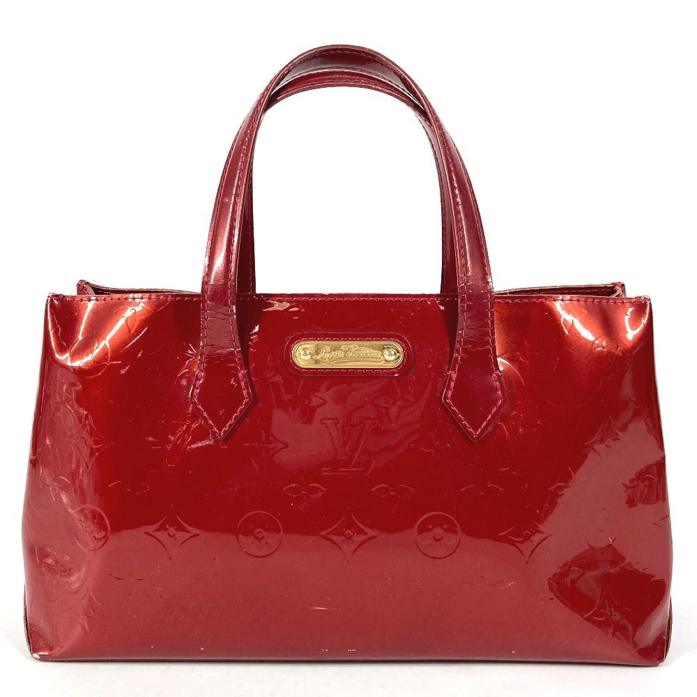 Louis Vuitton Tote Wilshire PM Monogram Vernis Canvas Pomme D'amour